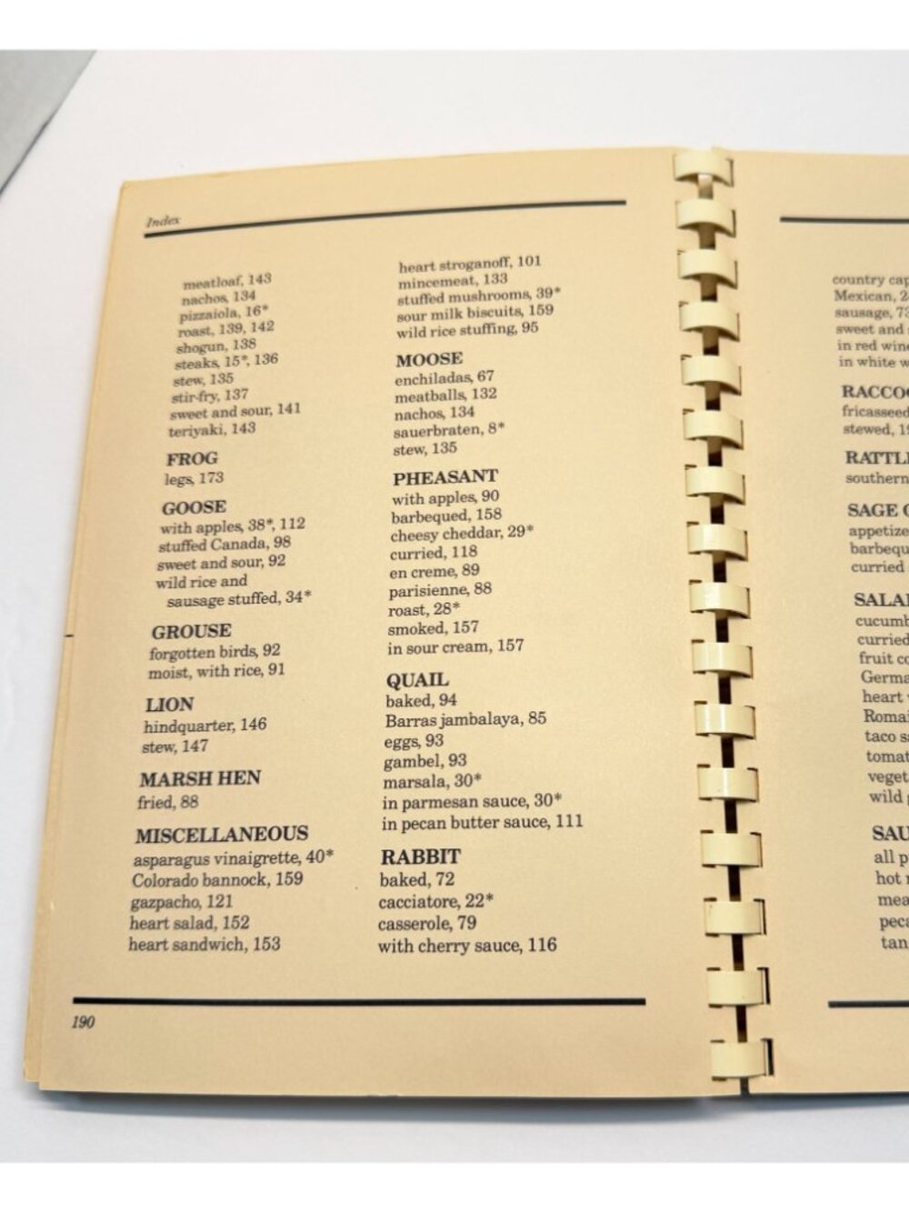 NAHC Wild Game Cookbook 1985 North American Hunting Club 70+ Recipes - Picture 12 of 16